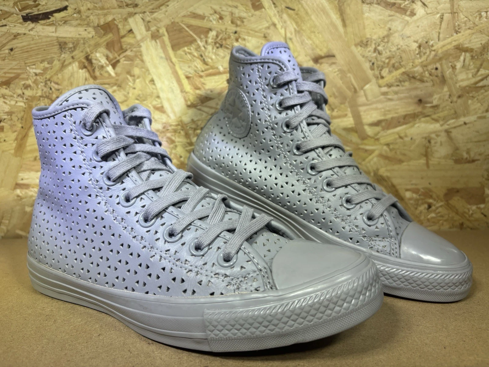 Scarpe da ginnastica Converse Chuck Taylor All Star Hi da donna grigio delfino UK 6 5