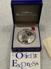 2003 Monnaie De Paris Mint 22 gram .900 Proof Silver 1.5€  ~ The Orient Express