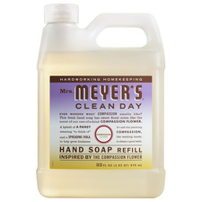 MRS. MEYER'S CLEAN DAY Liquid Hand Soap Refill, Compassion Flower, 33 Fl Oz