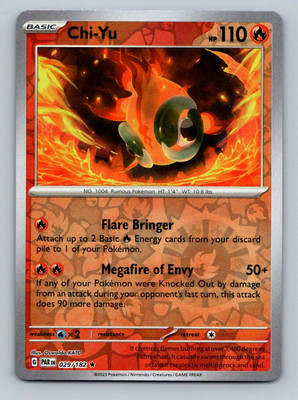 Pokemon Chi-Yu Deck Exclusives 029/182 Near Mint NM Reverse Holo