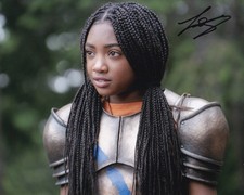 LEAH SAVA JEFFRIES signed autograph 20x25cm PERCY JACKSON in person autograph
