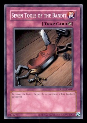遊戯王OCG デュエルモンスターズ Seven Tools of the Bandit 1st Edition YuGiOh Dark Legends Single Card Common Seven Tools of the Bandit