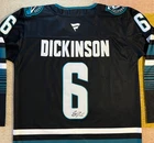 Sam Dickinson Signed Autograph San Jose Sharks NHL Hockey Jersey Canada Draft