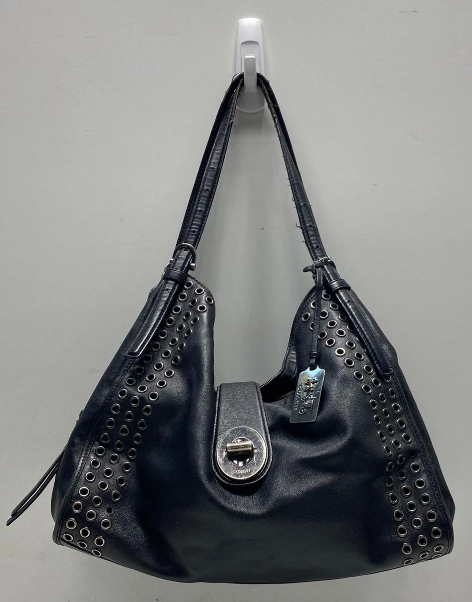 Coach Black Signature Hobo Bag for sale | eBay