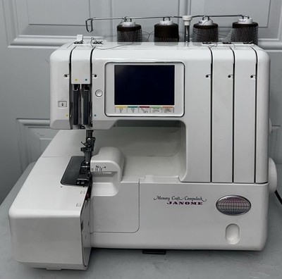 Janome 5 Thread Serger Compulock 888 Memory ( UNIT AND POWER CORD ONLY