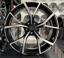 4x 19 Zoll Felgen 8J Esteril black für VW Golf Passat Eos Scirocco Tiguan