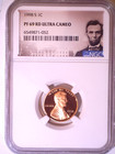 1998-S NGC PF69RD Ultra Cameo Proof Lincoln Memorial One Cent - 1C - Penny - US — photo 1