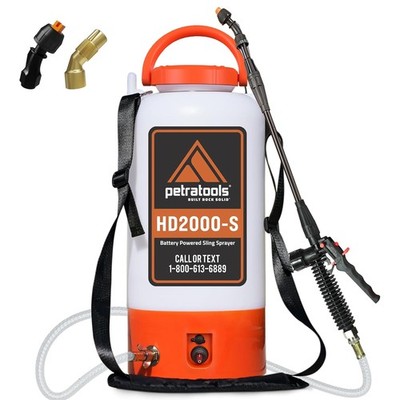 PetraTools Battery Powered Sprayer 2 Gallon  HD2000S  Heavy Duty Electric Spr...