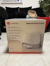 Roborock Qrevo Curv Robot Vacuum and Mop, 18,500Pa Suction, Zero-Tangling SEALED