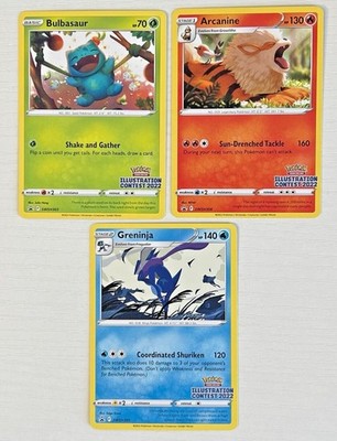 【PSA10】ゲッコウガ ILLUSTRATION CONTEST 2022 2022 Pokemon Swsh Black Star Promo 305 Greninja Illustration
