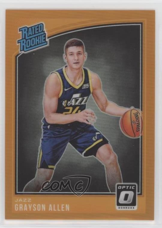 2018 Panini Donruss Optic Rated Rookie Orange Prizm /199 Grayson Allen #156 5yi
