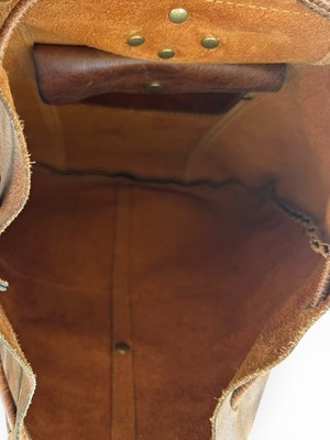 Patricia Nash Vintage Leather Backpack Brown Distressed  display picture 3