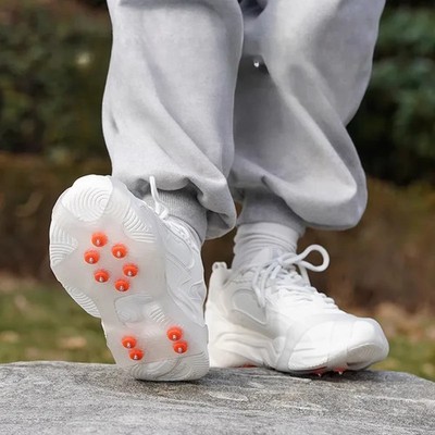 Eisgreifer Schneeschuhe Anti-Rutsch-Spikes PE für Winter Outdoor Schnee