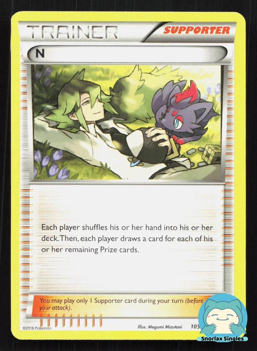 N (Supporter) 105/124 Uncommon Fates Collide Pokemon NM/M