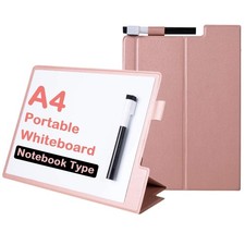 Portable Small White Board Dry Erase Board with Stand 9" x 12" Magnetic White...