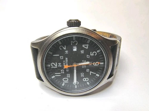 Vintage Timex Expedition Indiglo WR 50m Men's Wrist Watch Runs