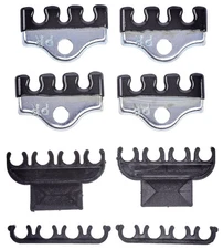 JEGS 90750 Spark Plug Wire Retainer Set 1967-1972 Chevy Small Blocks Bracket Sty