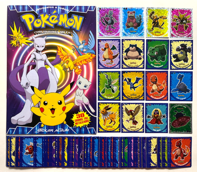 ALBUM POKEMON PRISMA 1 METAL EVOLUTIONS KANTO + Full Set 151/151