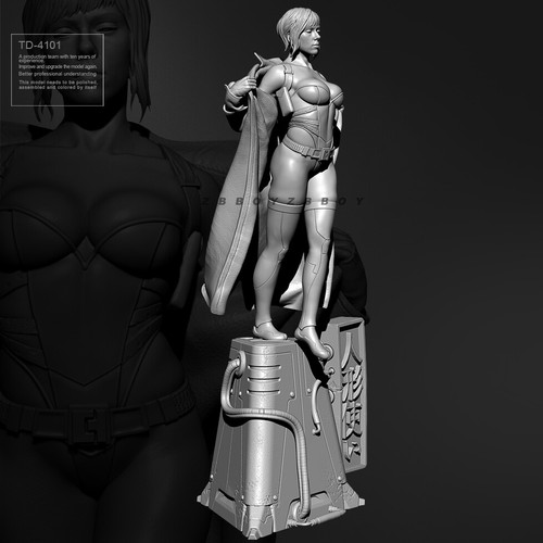Kit modello stampa 3D kusanagi motoko 1/35 1/24 1/18 non dipinto non assemblato GK - Foto 4 di 4