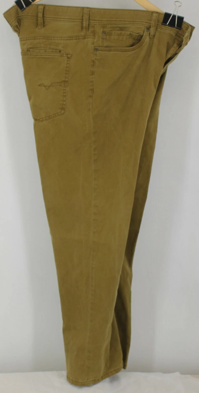 WEATHERPROOF MEN'S PANTS SIZE 38/30 98% COTTON Color KHAKI