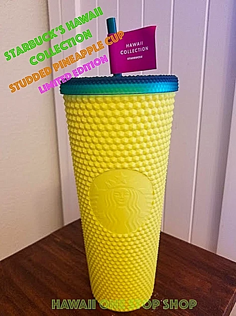 You Can Get A Starbucks Tumbler Shaped Like A Pineapple In Hawaii