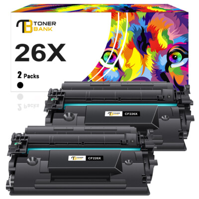 2 XXL Toner Kompatibel für HP CF226X LaserJet Pro MFP M426dw M426fdw M402n M402d
