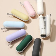 Mini Foldable Capsule Umbrella UV Protection Sun Umbrella Dual Use Portable Box