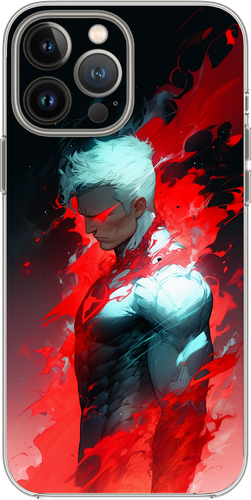 Superhero Evil Rage Red Aura God King Case Cover Silicone / Shockproof ...