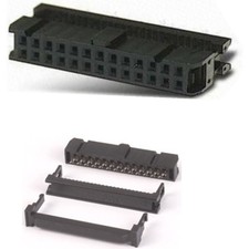 Female 26pin/wire IDC/IDS Ribbon Cable/Cord Parallel Crimp end/terminator SHdi