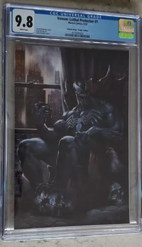 Venom Lethal Protector #1 CGC 9.8 Parrillo Virgin & Trade Dress Combo Exclusive