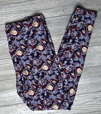 NEW Vintage LuLaRoe TC Tall  Curvy Leggings Multicolored Abstract Floral