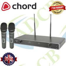 Dual Uhf Wireless Handheld Microphone System Nu2 Uhf System 863.8mhz + 864.8mhz