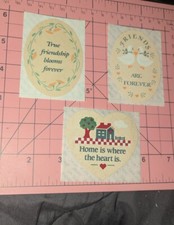 Vintage Freelance Stickers Country Colonial Friendship Lot of 3