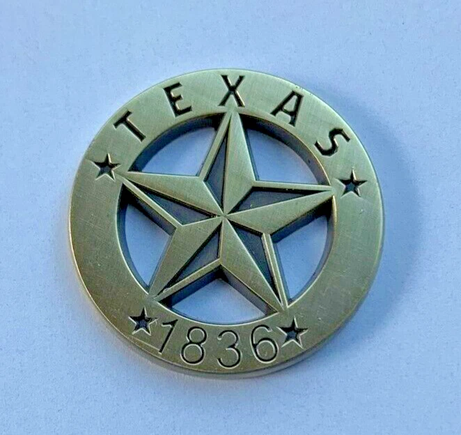 Texas Rangers 1836 Badge Golf Ball Marker New