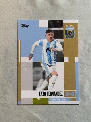 2024-25 Topps Argentina Team Set Enzo Fernandez #11 | eBay
