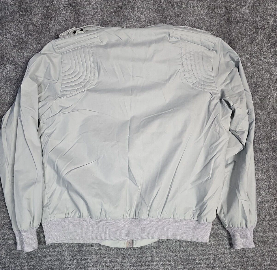 Chaqueta Vintage Andhurst Gris Cuadrada General Cremallera Luz Miembros Foto 2 de 4