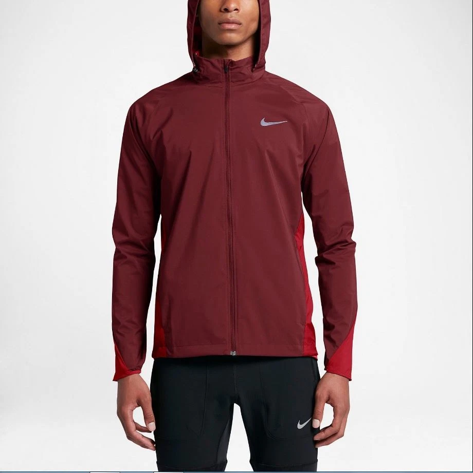 Men's nike best sale shield running jacket