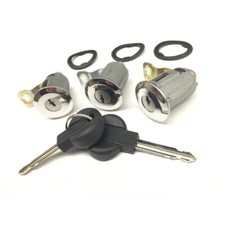 3 Piece Lock Set + 2 Keys Doors Fits Citroen Xsara Picasso 1.6 HDI
