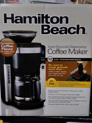 12-Cup Black Auto Grounds Dispensing 