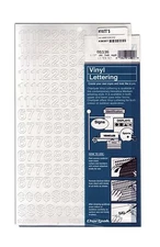 CHARTPAK Vinyl Numbers 1/2" White (01116)