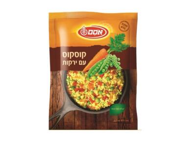 Osem Instant Dishes Couscous With Vegetables  Kosher Israeli Product 146g