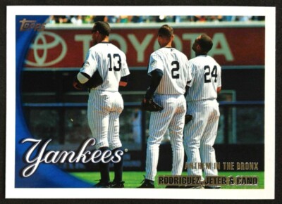 Derek Jeter / A-Rod / Cano 2010 Topps ''Anthem in the Bronx'' 