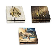 OFFICIAL ASSASSIN'S CREED ORIGINS GRAPHICS VINYL SKIN DECAL FOR SONY PS4 CONSOLE