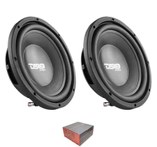 10" 400 Watt RMS 2-Ohm SVC Water Resist Neo Subwoofer Pair PRO-W10.2SNEO DS18