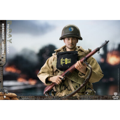 CrazyFigure 1:12 LW018 WWII US Rangers Normandy Landing