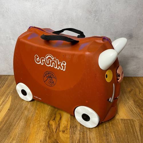 Gruffalo Trunki Ride-on Suitcase, Brown 