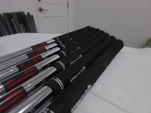 Lefty TaylorMade Stealth Iron Set - 5-AW - Extra Stiff X Flex Steel +0.75" Long - Picture 4 of 12