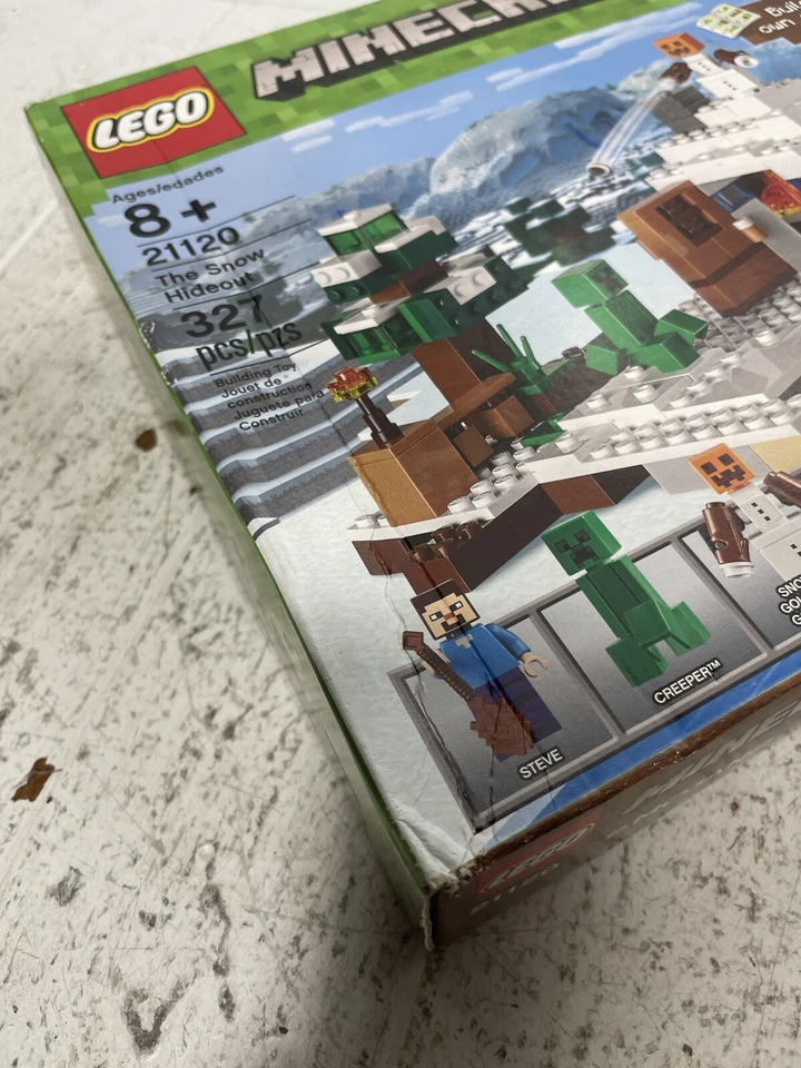 2015 LEGO MINECRAFT #21120 The Snow Hideout FACTORY SEALED RETIRED - Image 2 of 4