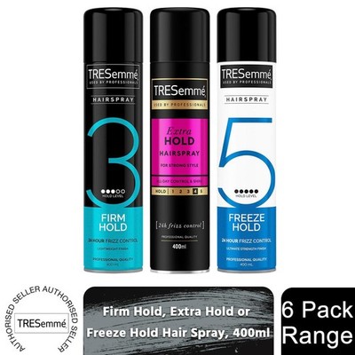 TRESemme 24 Stunden Frizz Control feines Haarspray, 6er Pack, 400 ml