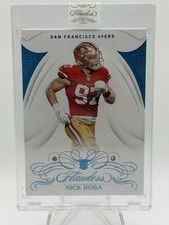 2019 Nick Bosa Flawless Rookie Card 1/1  San Francisco 49ers Rare One Of One